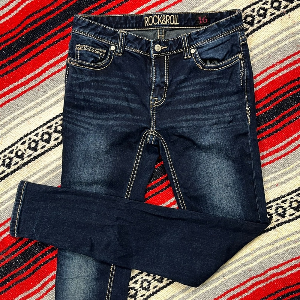 Rock & Roll Cow Girl | Size 16 Straight Leg | Size 16